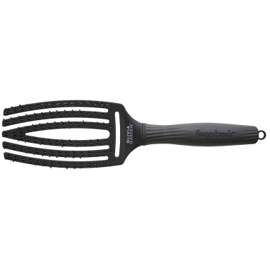 Щітка Olivia Garden Fingerbrush Care Iconic Double Bristles Black ID1733