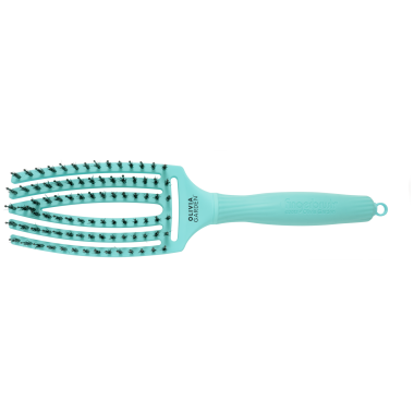 Щітка Olivia Garden Fingerbrush Care Iconic Boar-Nylon Mint