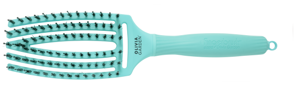 Щітка Olivia Garden Fingerbrush Care Iconic Boar-Nylon Mint