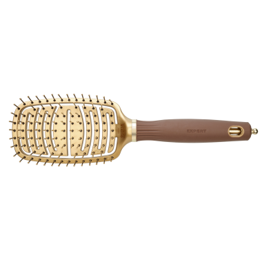 Щітка Olivia Garden Expert Care Flex Nylon Gold Brown ID2072