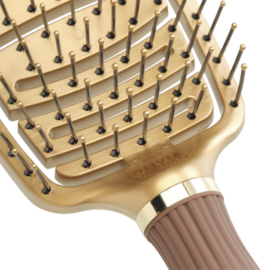 Щітка Olivia Garden Expert Care Flex Nylon Gold Brown ID2072