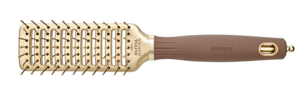 Щітка Olivia Garden EXPERT STYLE VENT Nylon Gold Brown ID2075
