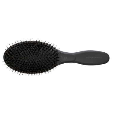Щітка Olivia Garden Expert Care Oval Boar-Nylon Black Label ID2133