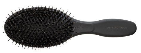 Щітка Olivia Garden Expert Care Oval Boar-Nylon Black Label ID2133