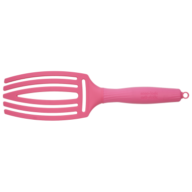 Щітка Olivia Garden Fingerbrush Care Iconic Boar-Nylon Hot Pink M ID1200