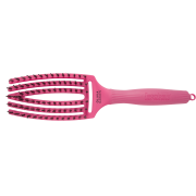 Щітка Olivia Garden Fingerbrush Care Iconic Boar-Nylon Hot Pink M ID1200
