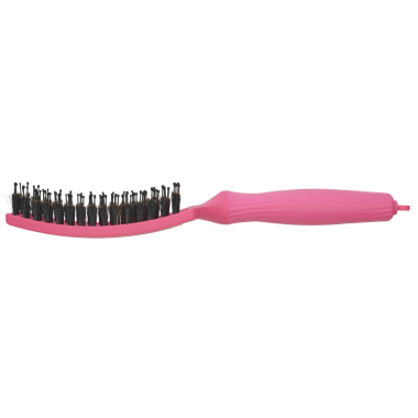 Щітка Olivia Garden Fingerbrush Care Iconic Boar-Nylon Hot Pink M ID1200