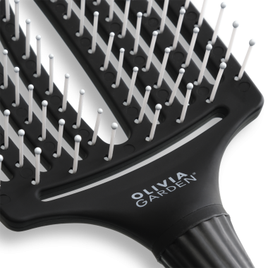 Щітка Olivia Garden Fingerbrush Care Iconic Nylon Black L ID1394
