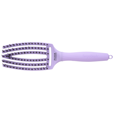 Щітка Olivia Garden Fingerbrush Care Iconic Boar-Nylon Lavender ID1407