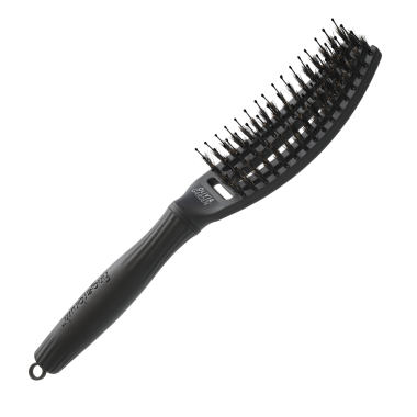 Щітка Olivia Garden Fingerbrush Care Iconic Boar-Nylon Black S ID1730