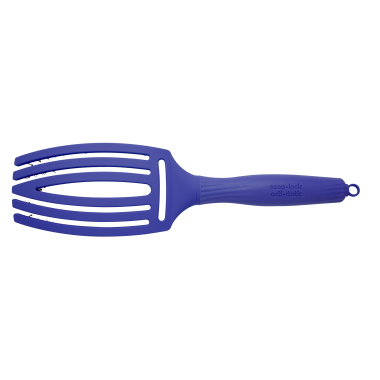 Щітка Olivia Garden Fingerbrush Care Iconic Boar-Nylon Blue Jeans