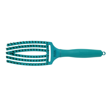 Щітка Olivia Garden Fingerbrush Care Iconic Boar-Nylon Blue Lagoon