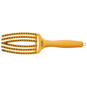 Щітка Olivia Garden Fingerbrush Care Iconic Boar-Nylon Yellow ID1836