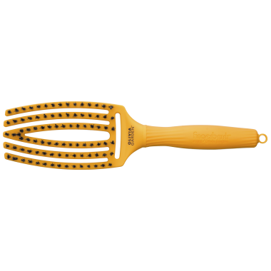 Щітка Olivia Garden Fingerbrush Care Iconic Boar-Nylon Yellow ID1836