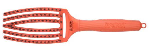 Щітка Olivia Garden Fingerbrush Care Iconic Boar-Nylon Orange ID1837