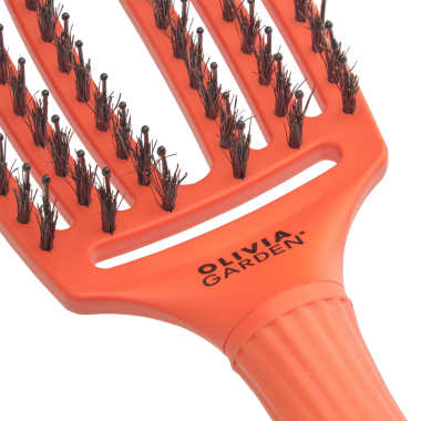 Щітка Olivia Garden Fingerbrush Care Iconic Boar-Nylon Orange ID1837