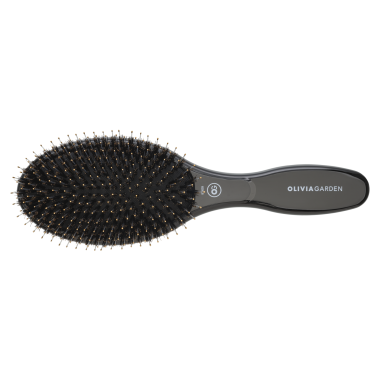 Щітка Olivia Garden Expert Care Oval Boar-Nylon Black ID2033