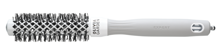 Термобрашинг Olivia Garden 20 мм Expert Blowout Shine White-Grey