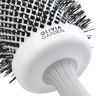 Термобрашинг Olivia Garden 65 мм Expert Blowout Shine White-Grey