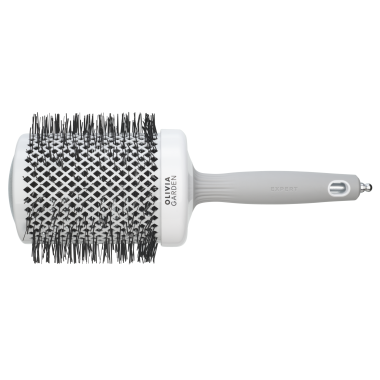 Термобрашинг Olivia Garden 80 мм Expert Blowout Shine White-Grey