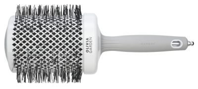 Термобрашинг Olivia Garden 80 мм Expert Blowout Shine White-Grey