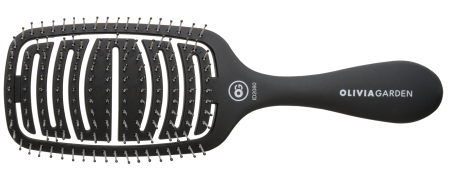 Щітка для густого волосся Olivia Garden Flex Thick Matt Black ID2080