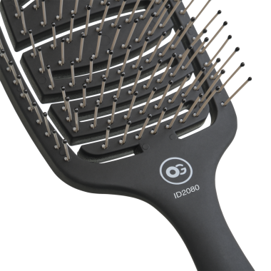 Щітка для густого волосся Olivia Garden Flex Thick Matt Black ID2080