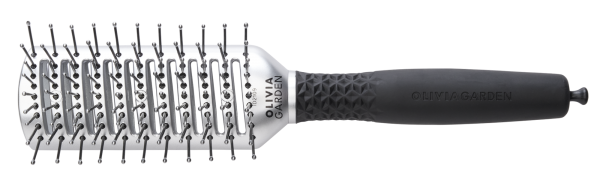 Щітка тунельна Olivia Garden Essential Style Tunnel Nylon Silver ID2109